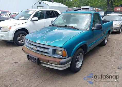 1995 Chevrolet S Truck S10 из США, поврежденный, VIN 1GCCS1440SK253692